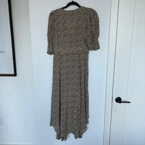 New Doen Laurel Dress Olive Cherry Willow - Picture 3 of 6